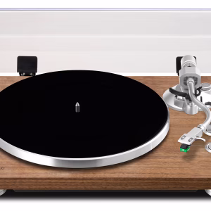 TEAC TN-400BT-X góc trước veneer walnut